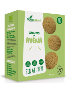 Pacote de 2 biscoitos de aveia orgânicos da Alecosor Soria Natural