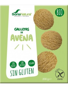 Pacote de 2 biscoitos de aveia orgânicos da Alecosor Soria Natural 2