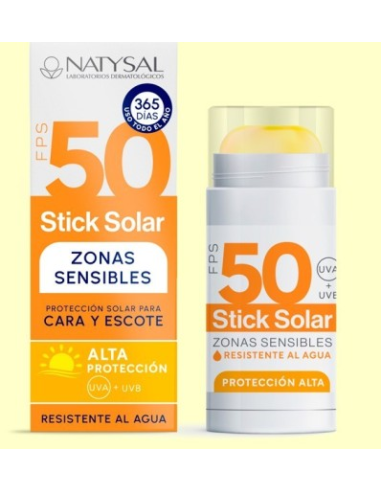 Stick Protector Solar FPS50+ Natysal 14g - Máxima Protección