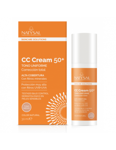 CC Cream Natysal FPS 50+ 50 ml | Protección y Belleza Natural