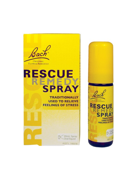 Pack 6 Unidades Rescue Spray + Creme Grátis da Bach Rescue