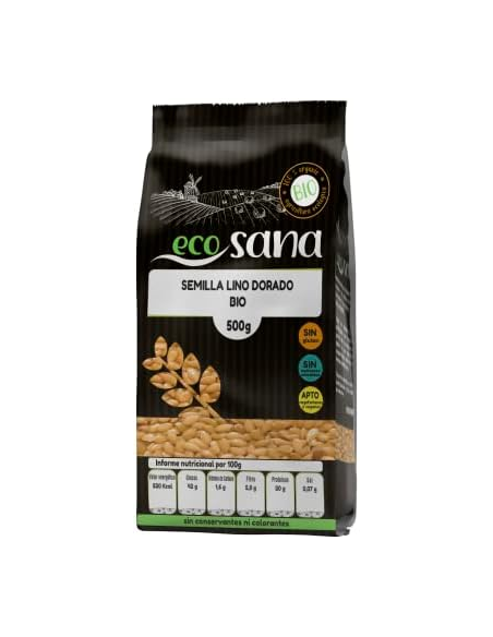 Semilla de Lino Dorado Bio 3Kg | Calidad Ecosana Natural