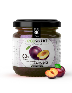 Mermelada Extra Ciruela Bio Sin Azúcar 255g Ecosana