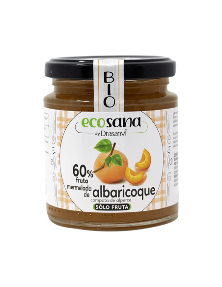 Mermelada Extra Albaricoque Sin Azucar Bio 255G Ecosana