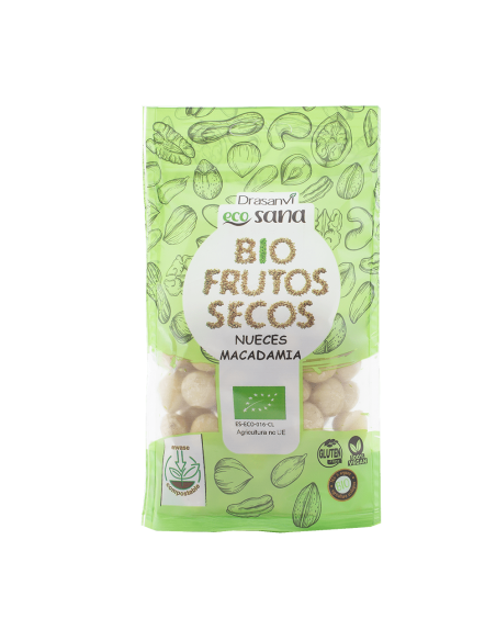Nueces Macadamia Bio 100g Ecosana | Frutos Secos Naturales