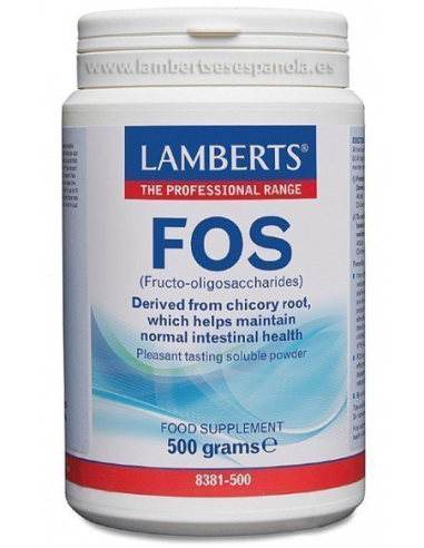 Pack 2 Uds. FOS® (Fructo-Oligosacáridos en polvo) 500 g de Lamberts