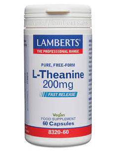 Pack 5 Uds. L-Teanina 200 mg 60 Caps. de Lamberts