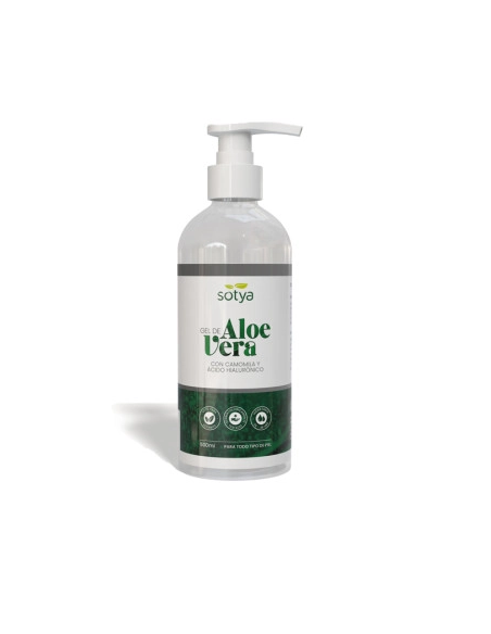 Gel Aloe Vera, Manzanilla y Ácido Hialurónico 500ml Sotya