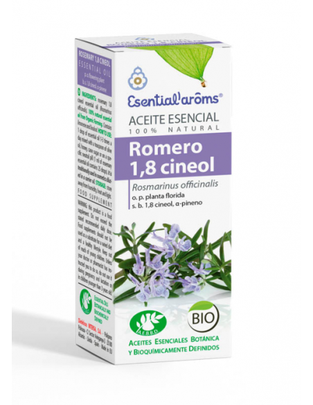 Aceite Esencial Romero 1,8 Cineol Bio 100 Ml de Esential Aroms