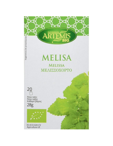 Pack 8 Uds Melisa Bio 28g Artemis Bio - Natural y Saludable