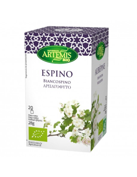 Pack 8 Uds Espino Blanco Bio 28g Artemis Bio Natural