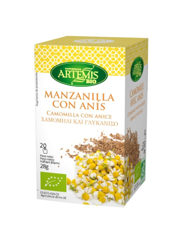 Pack 8 Uds. De Manzanilla Con Anís Bio 28 g  de Artemis Bio