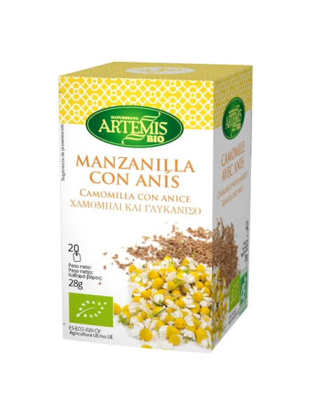 Pack 8 Uds. De Manzanilla Con Anís Bio 28 g  de Artemis Bio