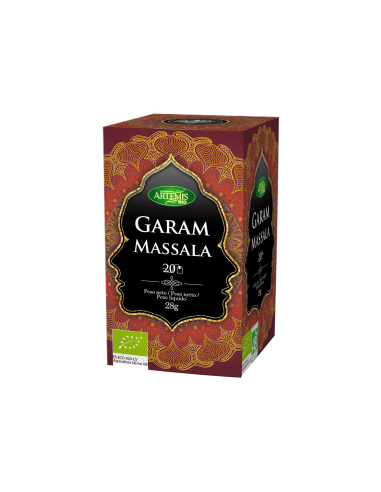 Pack 8 Infusiones Garam Massala Bio 28g Artemis Bio