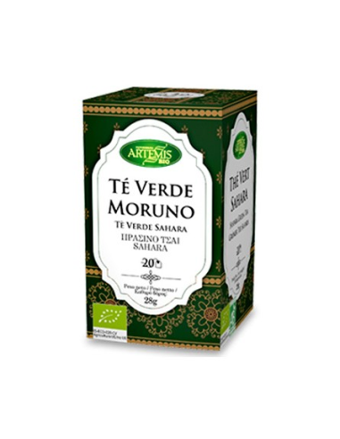 Pack 8 Uds Té Verde Moruno Bio Artemis Bio 28 g Natural