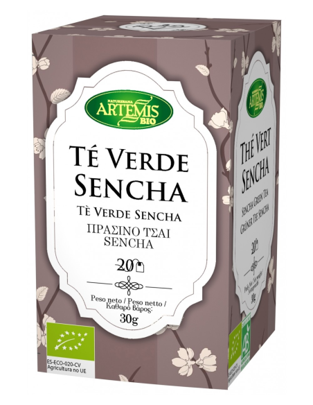 Pack 8 Té Verde Sencha Bio Artemis Bio 30 g - Natural y Puro