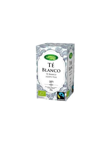 Pack 8 Uds Té Blanco Bio Artemis Bio 28 g  Natural y Puro