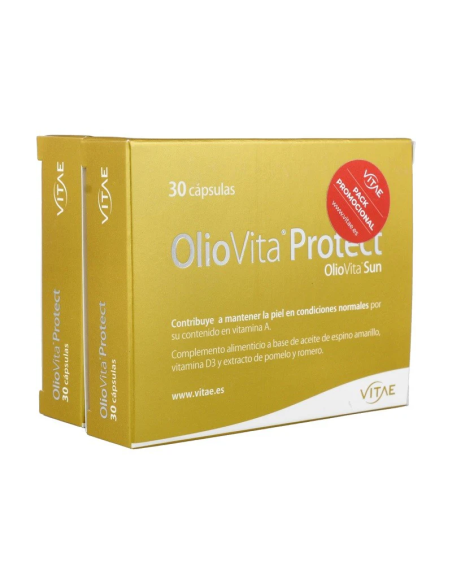 Pacote 2 unidades Oliovita Protect Duplo 2x30 cápsulas Vitae