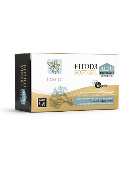 Fito D3 Softgel Noefar 60 Perlas  Vitamina D de Calidad