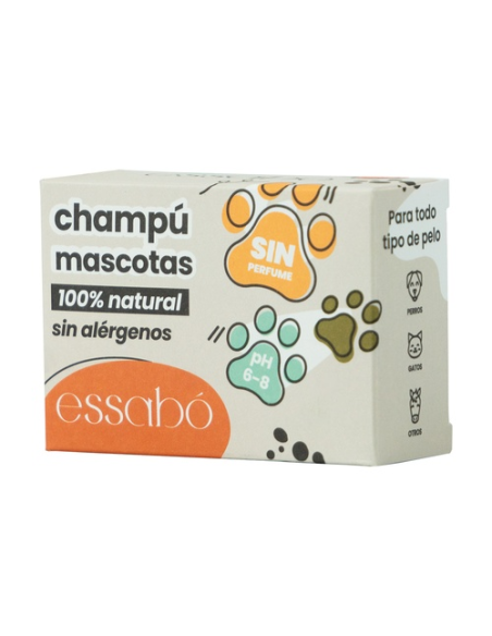 Jabón Essabo para Mascotas 100 g  Limpieza Suave y Natural