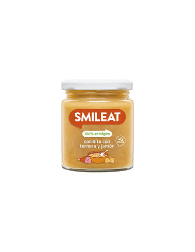 Tarrito De Cocidito Con Ternera Y Jamón Bio, 230 G de Smileat