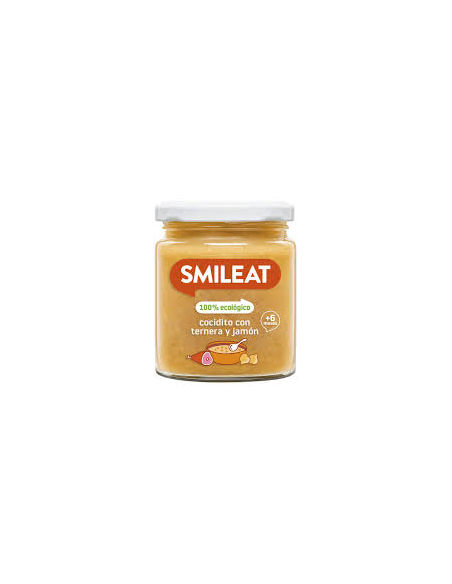 Tarrito De Cocidito Con Ternera Y Jamón Bio, 230 G de Smileat