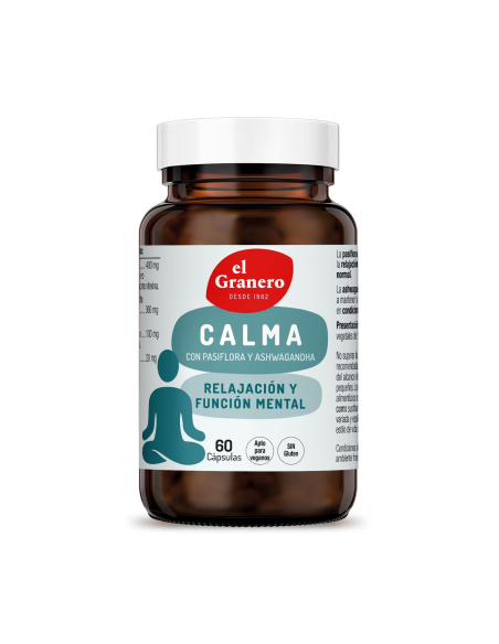 Calma 60 Cap | Suplemento Natural de El Granero Integral
