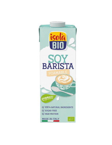 Bebida Vegetal Soja Barista Bio Isola Bio 1L Natural