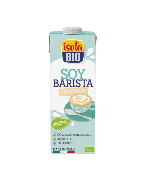 Bebida Vegetal Soja Barista Bio Isola Bio 1L Natural