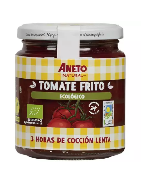 Tomate Frito Bio Aneto 290 g  Sabor Natural y Orgánico