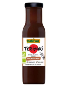 Salsa Teriyaki Bio Danival 250 ml  Sabor Natural y Saludable