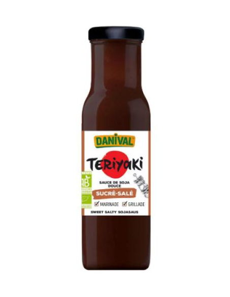 Salsa Teriyaki Bio Danival 250 ml  Sabor Natural y Saludable