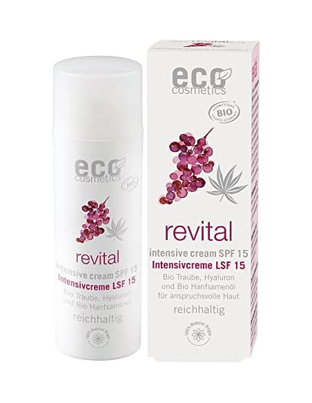 Crema Intensiva FPS15 con Uva, Cáñamo y Ácido Hialurónico