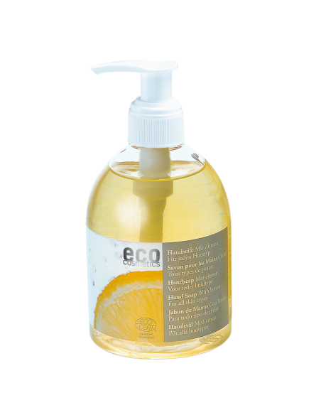 Jabón manos limón bio Eco Cosmetics 300ml natural y fresco