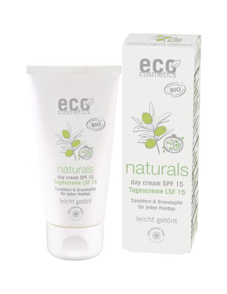 Crema Facial Color FPS15 Eco Cosmetics 50ml  Protección Natural