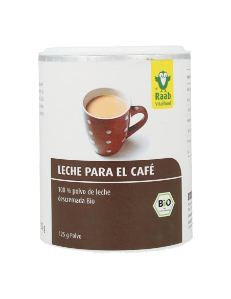 Leche en polvo bio Raab Vitalfood 125g  Natural y saludable
