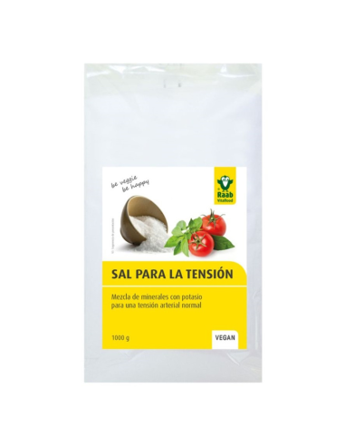 Sal Low Nat Raab Vitalfood 1Kg  Calidad Natural Saludable