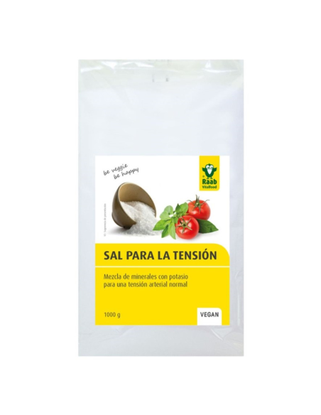 Sal Low Nat Raab Vitalfood 1Kg  Calidad Natural Saludable