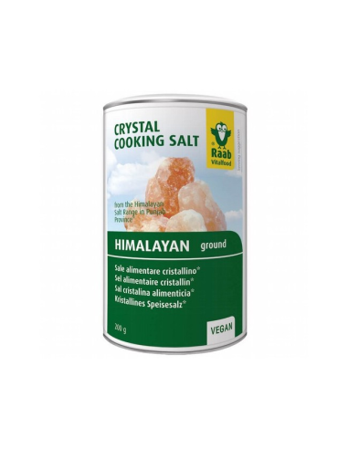 Sal Himalaya molida 200g Raab Vitalfood - Calidad natural