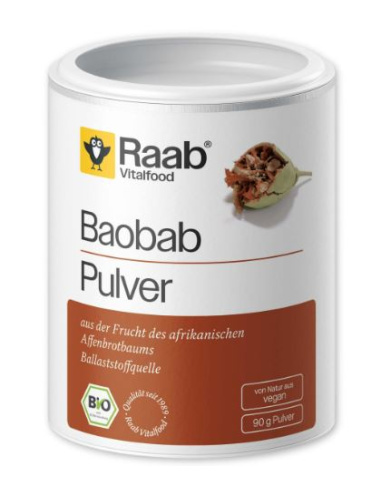 Baobab polvo bio, 90gr RF de Raab Vitalfood