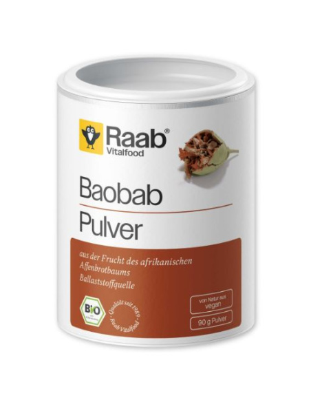 Baobab polvo bio, 90gr RF de Raab Vitalfood