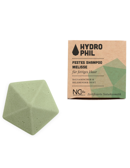 Shampoo sólido Melissa, cabelos oleosos 50g da Hydrophil