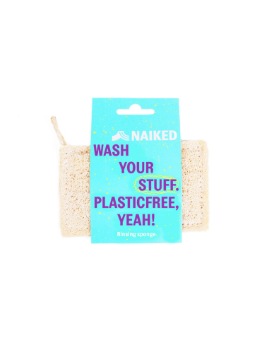 Esponja lufa Plasticfree Yeah Naiked ecológica y duradera