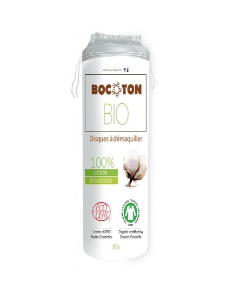 Discos Desmaquillantes Bio 80ud Bocoton - Suaves y Naturales
