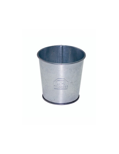 Taza metálica galvanizada Redecker ø10x9,5 cm para cepillos