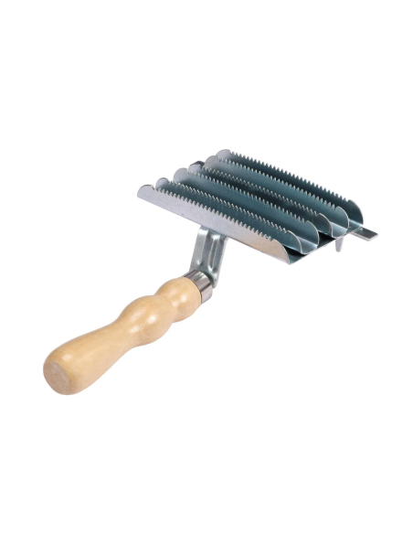 Vertedor para lata de azeite, aço inox e madeira de oliveira, 9,5cm da Redecker