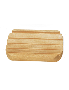 Jabonera de madera de haya Redecker 11,5 x 7 cm elegante
