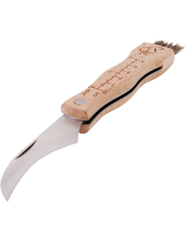 Navaja de setas con cepillo 20.5 cm PENC** Redecker