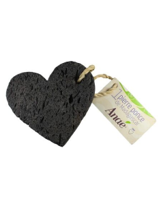 Piedra Pómez Corazón 8cm Anaé  Suavidad y Cuidado Natural