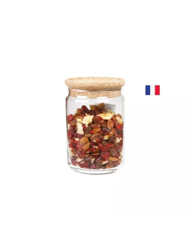 Bote de cristal 1.4L con tapa de madera Ah! Table!